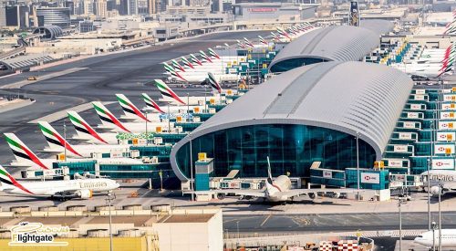 فرودگاه دبی، امکانات و پروازها